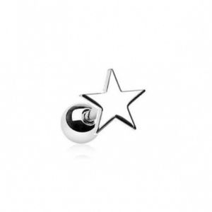 Star Cartilage Barbell Surgical Steel